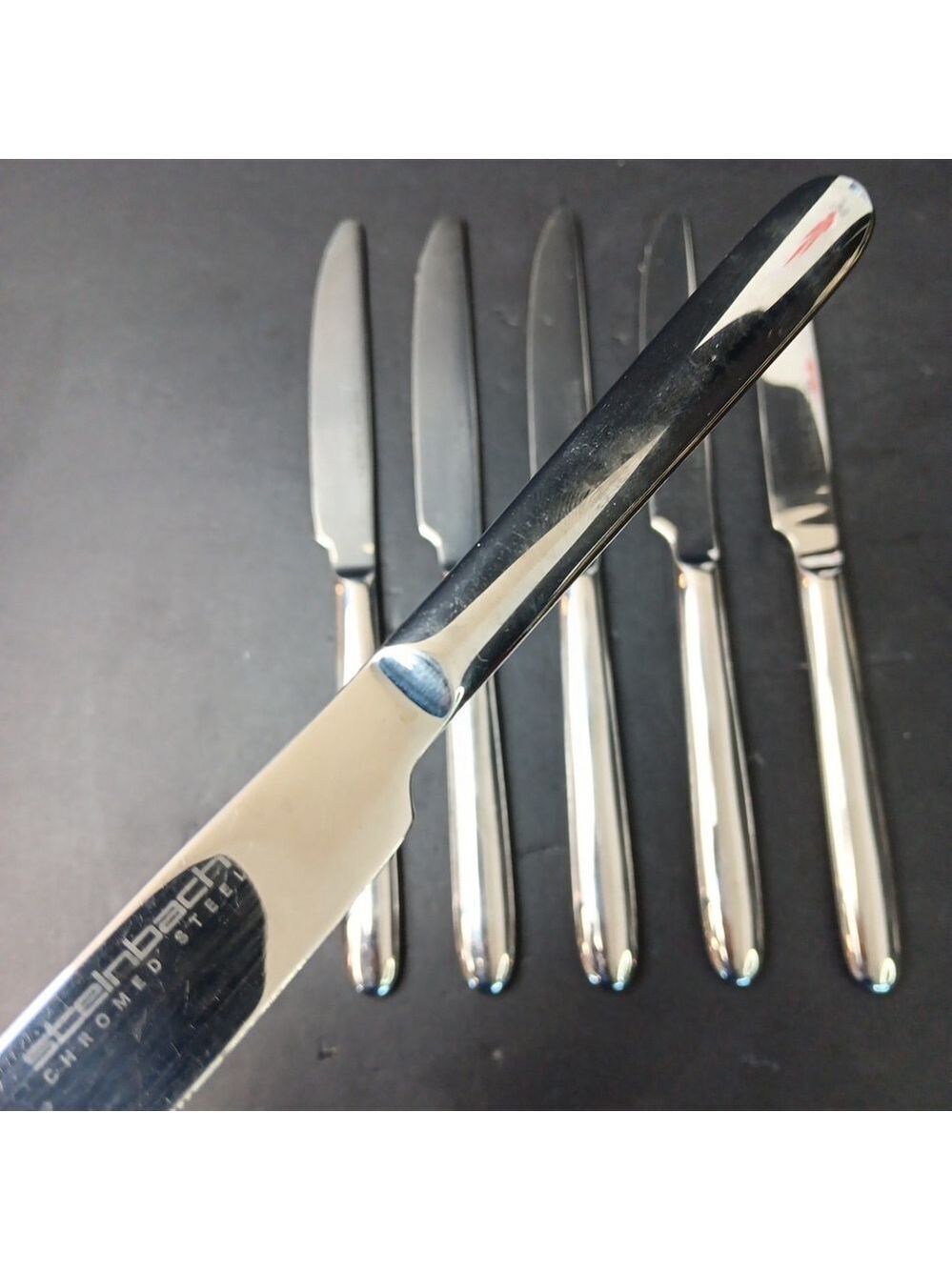 6pcs Steinbach Chromed Steel Dinner Knives 9 Inch CN